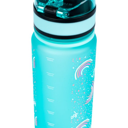 Tritanová láhev na pití Duha 500 ml - obrázek