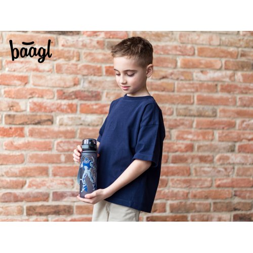 Tritanová láhev na pití Roboti 500 ml - obrázek