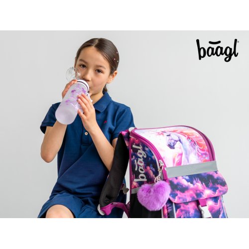 Tritanová láhev na pití Jednorožec Království 500 ml - obrázek