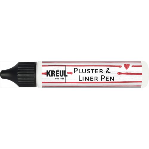 3D Pluster & LinerPen KREUL 29 ml BÍLÁ