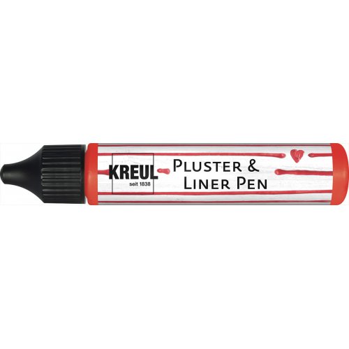 3D Pluster & LinerPen KREUL 29 ml ČERVENÁ