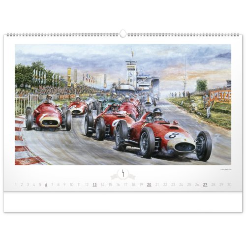 Nástěnný kalendář OLDTIMERS – Václav Zapadlík 2025 - 64 x 42 cm - obrázek
