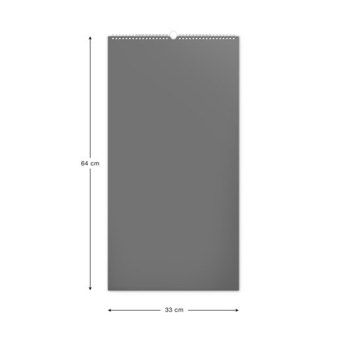Nástěnný kalendář Rodinný plánovací XXL 2025 - 33 x 64 cm - obrázek