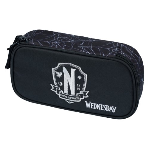 Školní set Skate Wednesday Nevermore - batoh, penál, sáček - obrázek