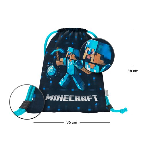 Sáček Minecraft Blue Axe BAAGL - obrázek
