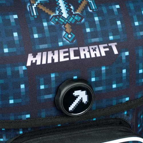 Školní aktovka BAAGL Ergo Minecraft Blue Axe - obrázek