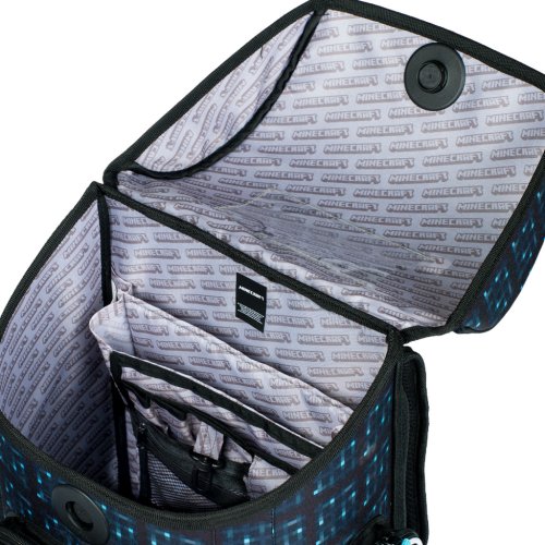 Školní aktovka BAAGL Ergo Minecraft Blue Axe - obrázek