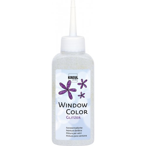 Barva na sklo WINDOW COLOR 80 ml glitter STŘÍBRNÁ