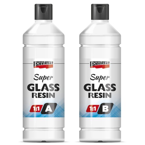 Pryskyřice SUPER GLASS PENTART dvousložková 2x250 ml