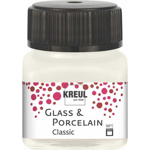 Barva na sklo a porcelán KREUL classic 20 ml SLONOVINOVÁ