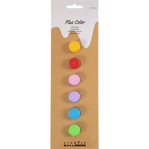 Sada Akrylová barva  Plus Color 6x5 ml  ZÁKLADNÍ ODSTÍNY - obrázek