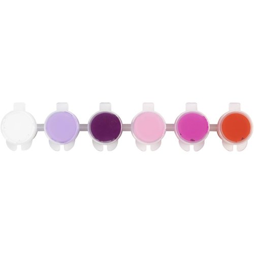 Sada Akrylová barva  Plus Color 6x5 ml RŮŽOVOFIALOVÉ ODSTÍNY - obrázek