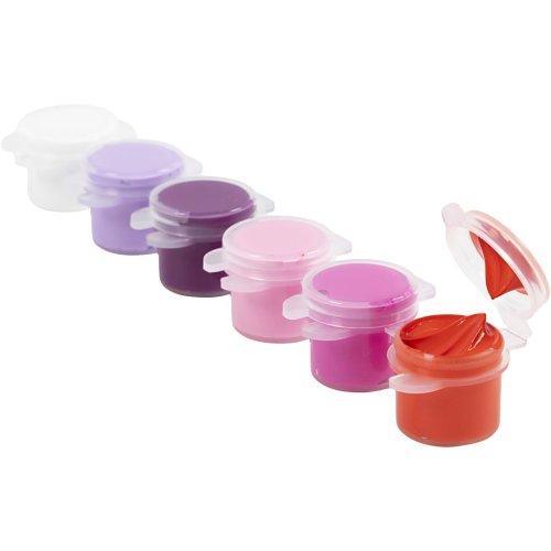 Sada Akrylová barva  Plus Color 6x5 ml RŮŽOVOFIALOVÉ ODSTÍNY - obrázek
