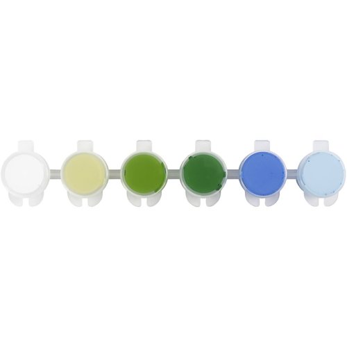 Sada Akrylová barva  Plus Color 6x5 ml MODROZELENÉ ODSTÍNY - obrázek
