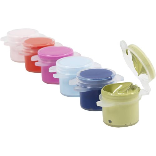 Sada Akrylová barva  Plus Color 6x5 ml VÝRAZNÉ ODSTÍNY - obrázek