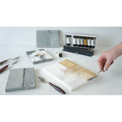 Sada Strukturovací pasta SOLO GOYA 20 ml 8 druhů - CK85931_SOLOGOYA_AcrylicMedium_8erSet_1.jpg