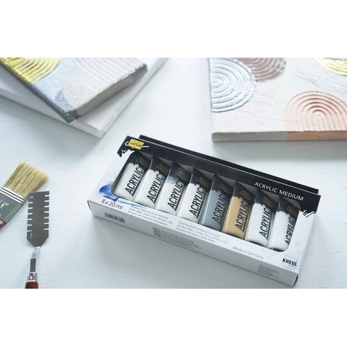 Sada Strukturovací pasta SOLO GOYA 20 ml 8 druhů - CK85931_SOLOGOYA_AcrylicMedium_8erSet_3.jpg