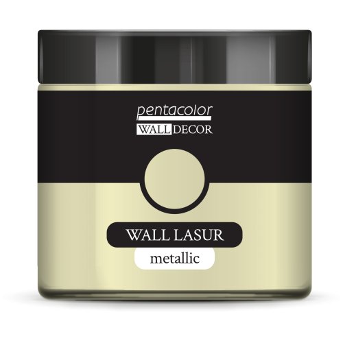 Lazurovací barva na zeď metallic WALL DECOR 500 ml PERLEŤOVÁ BÍLÁ