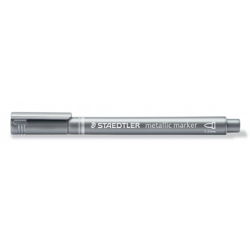 Metalický fix STAEDTLER 1-2 mm STŘÍBRNÁ