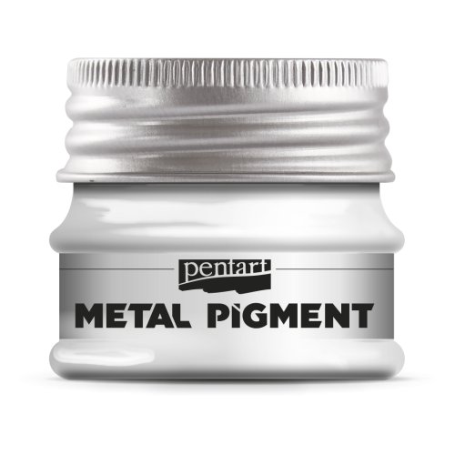 Pigment metalický PENTART min. 8 g STŘÍBRNÁ