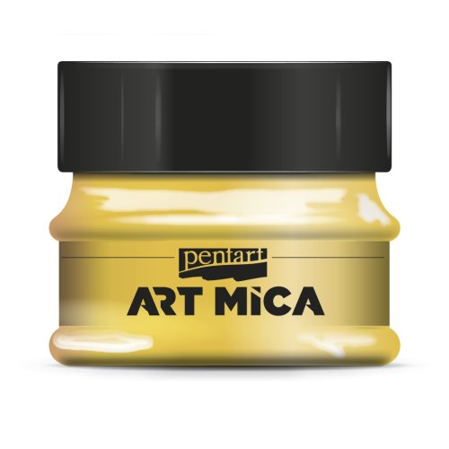 Minerální prášek ART MICA PENTART 9 g ŽLUTÁ