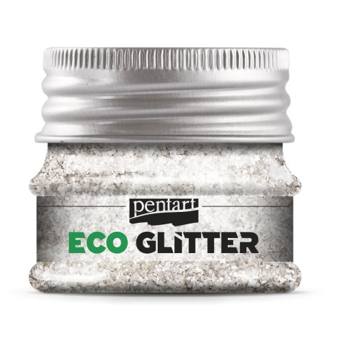 Eko Glitter PENTART 15 g HRUBÁ STŘÍBRNÁ