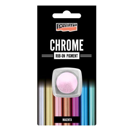 CHROM rub-on pigment PENTART 0,5 g MAGENTA