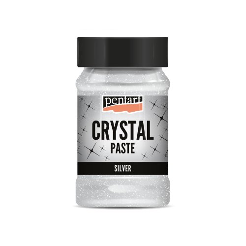 Křišťálová pasta PENTART 100 ml STŘÍBRNÁ