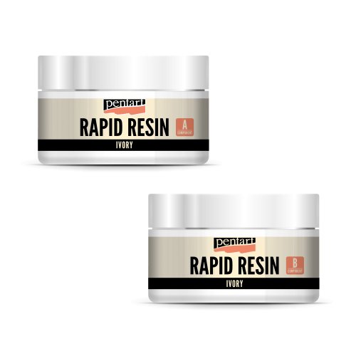 Rapid Resin PENTART 1:1 sada 150 ml SLONOVINOVÁ