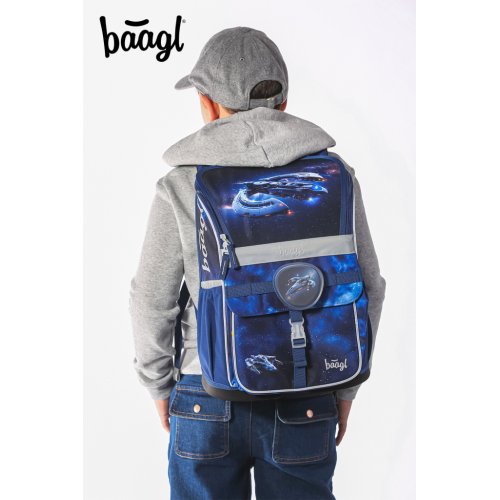 Školní aktovka BAAGL Zippy Vesmírná loď - obrázek