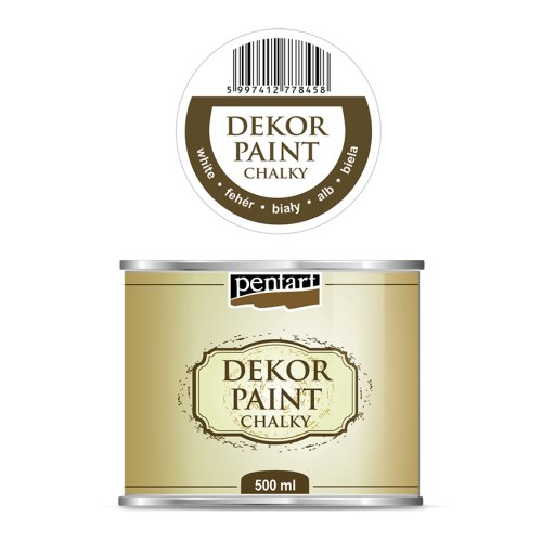 Křídová a dekorační barva PENTART 500 ml