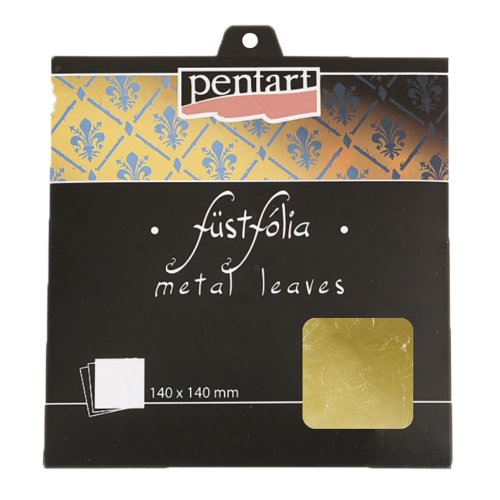 Metalická fólie PENTART 14 x 14 cm 5 listů