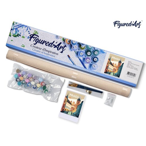 Malování podle čísel - VINTAGE PRAHA bez rámu 40 x 50 cm - FA10126-04.jpg