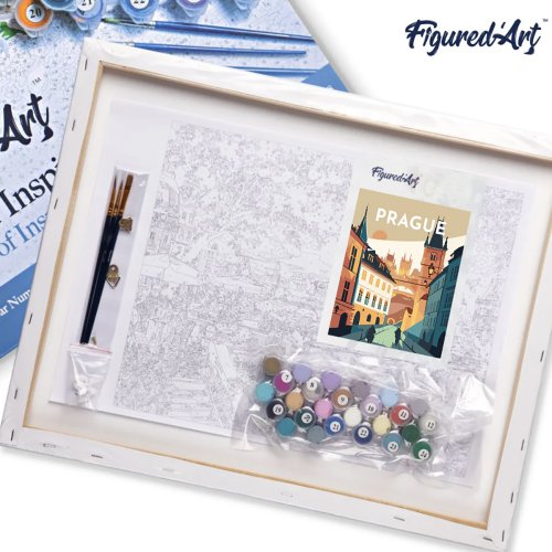 Malování podle čísel - VINTAGE PRAHA na rámu 40 x 50 cm - FA10126-Y-04.jpg