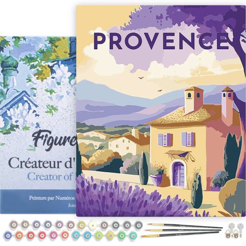 Malování podle čísel - VINTAGE PROVENCE na rámu 40 x 50 cm - FA10140-Y-02.jpg