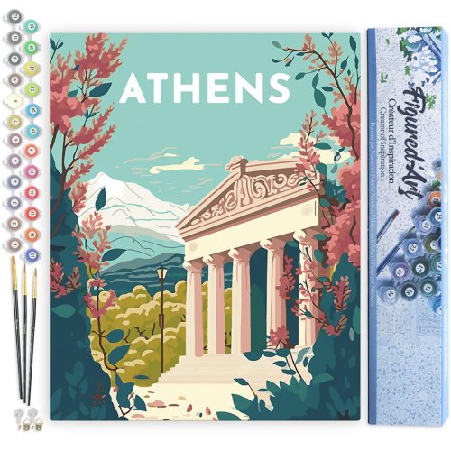 Malování podle čísel - VINTAGE ATHÉNY bez rámu 40 x 50 cm - FA10145-02.jpg