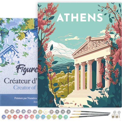 Malování podle čísel - VINTAGE ATHÉNY na rámu 40 x 50 cm - FA10145-Y-02.jpg