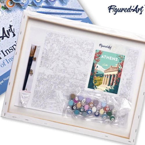 Malování podle čísel - VINTAGE ATHÉNY na rámu 40 x 50 cm - FA10145-Y-05.jpg