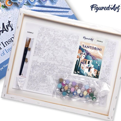 Malování podle čísel - VINTAGE SANTORINI na rámu 40 x 50 cm - FA10146-Y-05.jpg