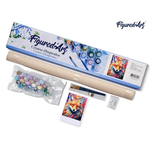 Malování podle čísel - BAREVNÁ LIŠKA bez rámu 40 x 50 cm - FA10196-05.jpg