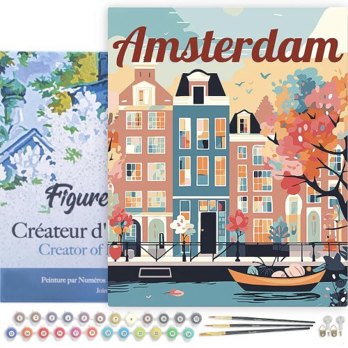 Malování podle čísel - VINTAGE AMSTERDAM na rámu 40 x 50 cm - FA10252-Y-02.jpg