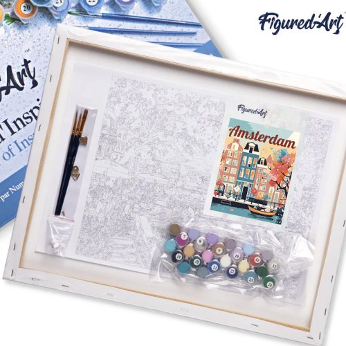 Malování podle čísel - VINTAGE AMSTERDAM na rámu 40 x 50 cm - FA10252-Y-05.jpg