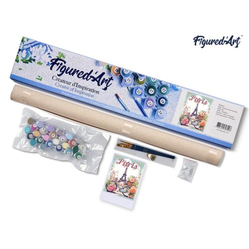 Malování podle čísel - VINTAGE ROZKVETLÁ PAŘÍŽ bez rámu 40 x 50 cm - FA10262-05.jpg