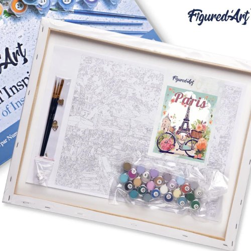 Malování podle čísel - VINTAGE ROZKVETLÁ PAŘÍŽ na rámu 40 x 50 cm - FA10262-Y-05.jpg