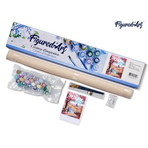 Malování podle čísel - VINTAGE ROZKVETLÁ PRAHA bez rámu 40 x 50 cm - FA10263-05.jpg