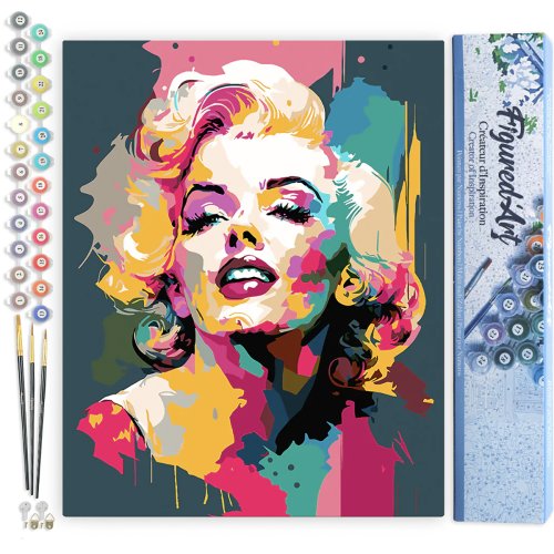 Malování podle čísel - MARILYN MONROE bez rámu 40 x 50 cm - FA10279-02.jpg