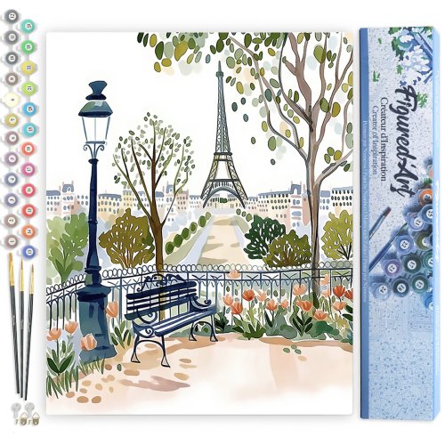 Malování podle čísel - ZAHRADA V PAŘÍŽI bez rámu 40 x 50 cm - FA10524-02.jpg