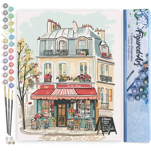 Malování podle čísel - PŘÍJEMNÁ KAVÁRNA bez rámu 40 x 50 cm - FA10529-02.jpg