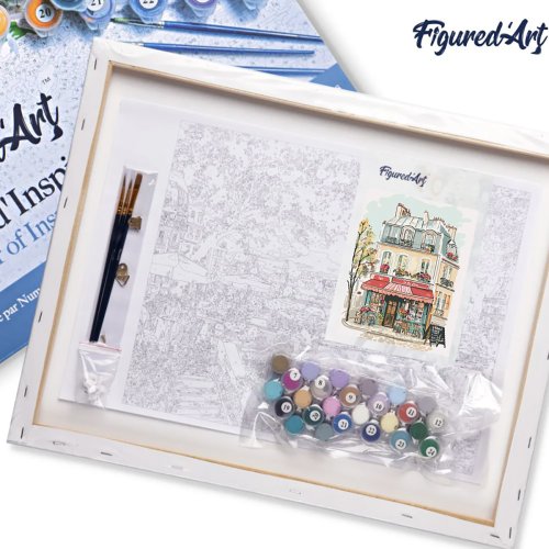 Malování podle čísel - PŘÍJEMNÁ KAVÁRNA na rámu 40 x 50 cm - FA10529-Y-05.jpg