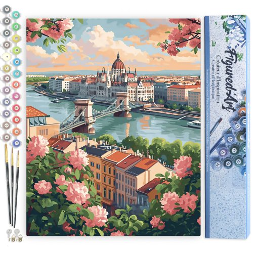 Malování podle čísel - BUDAPEŠŤ V LÉTĚ na rámu 40 x 50 cm - FA10548-02.jpg